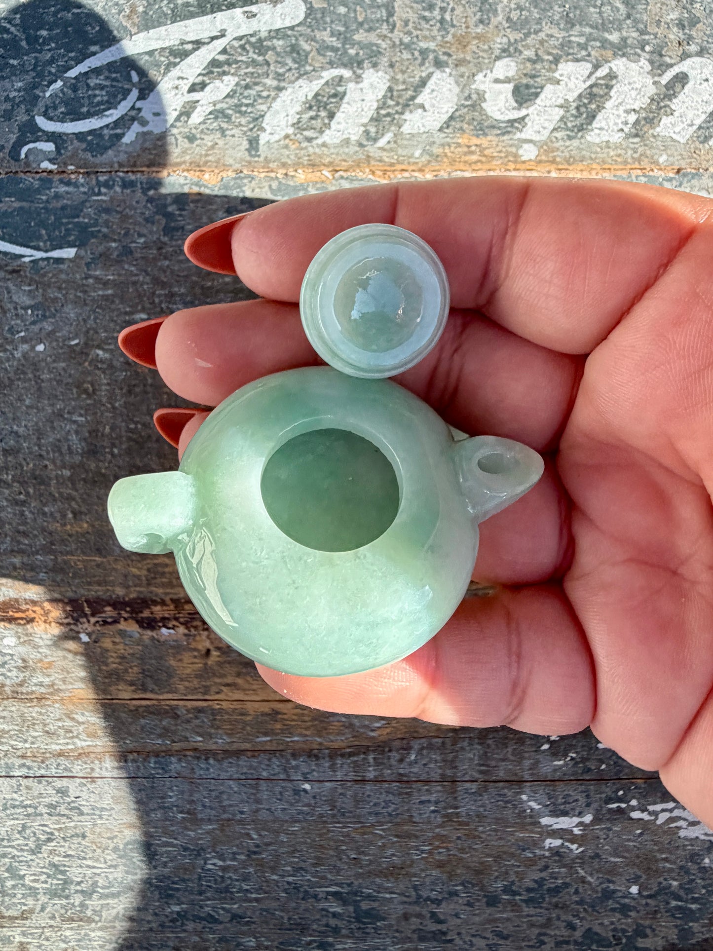 Blue Water Jade Mini Tea Set | Opt Q (4 mini cups and teapot)