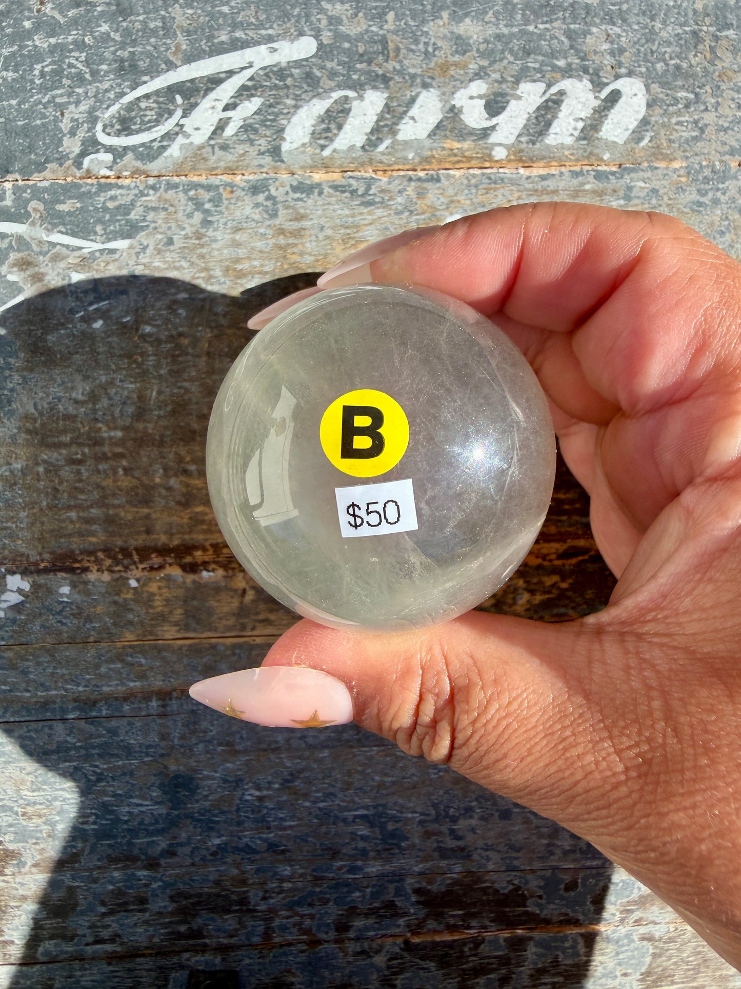 Gorgeous Candy Fluorite Sphere | Opt B
