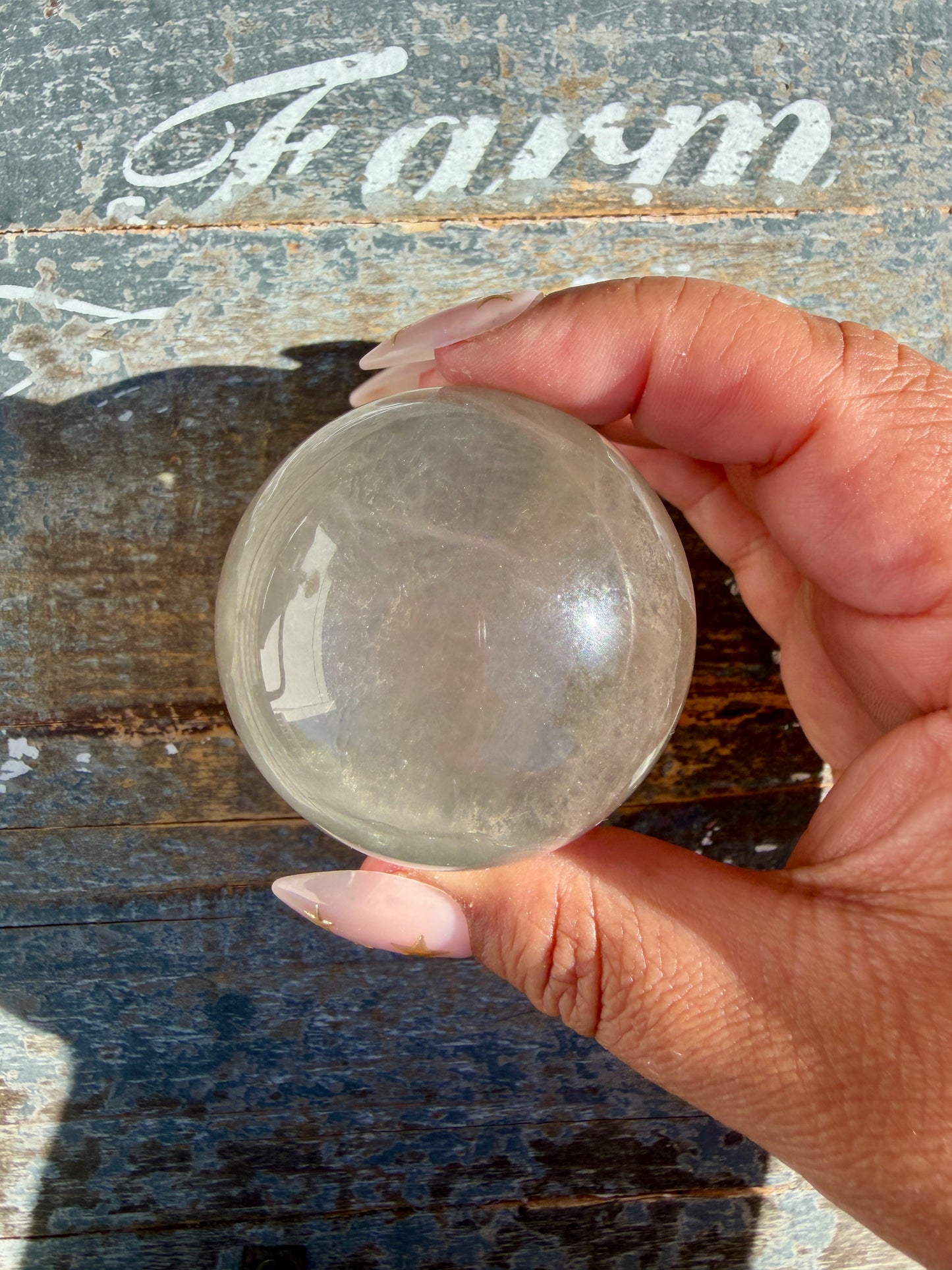Gorgeous Candy Fluorite Sphere | Opt B