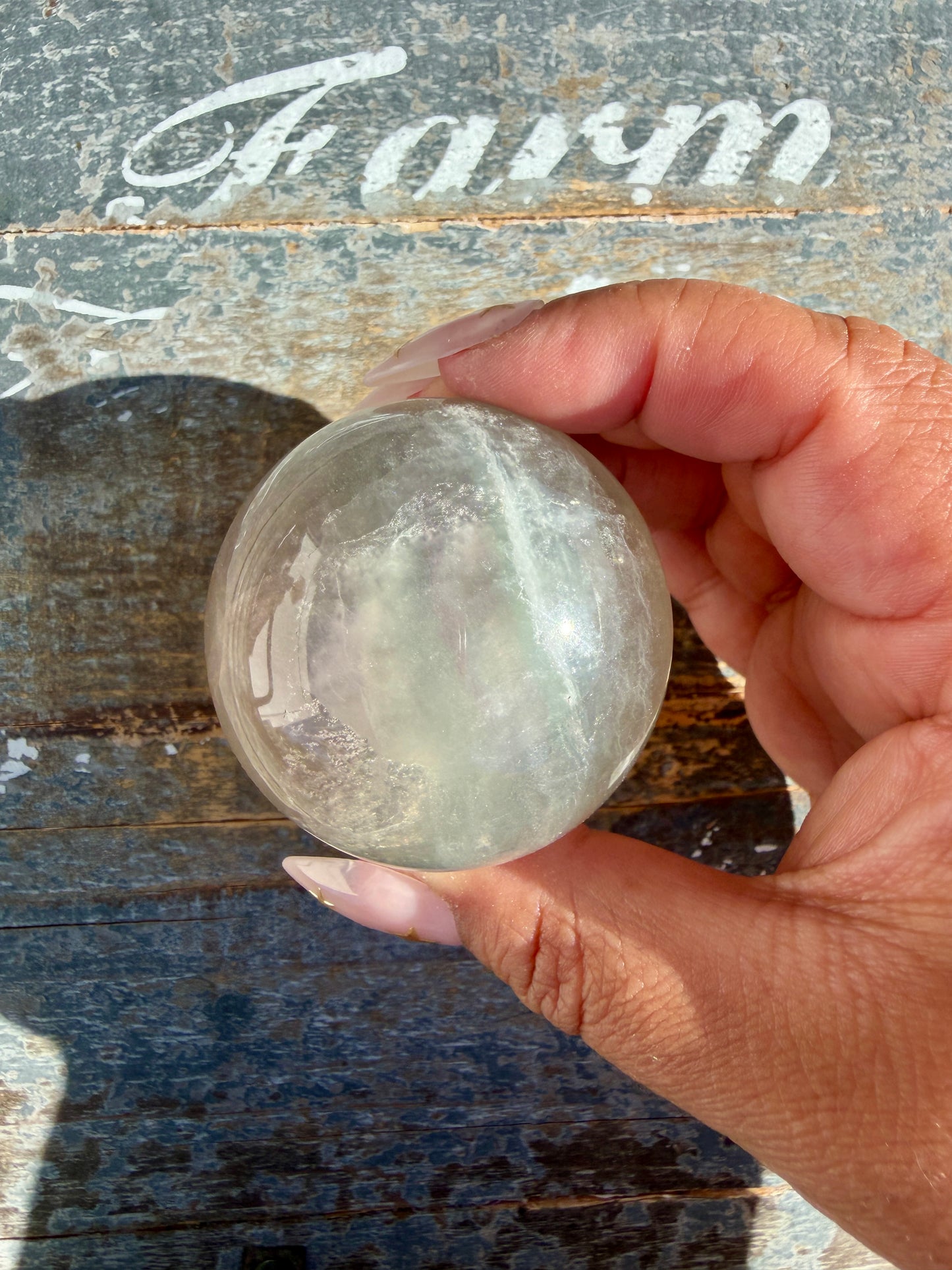 Gorgeous Candy Fluorite Sphere | Opt B