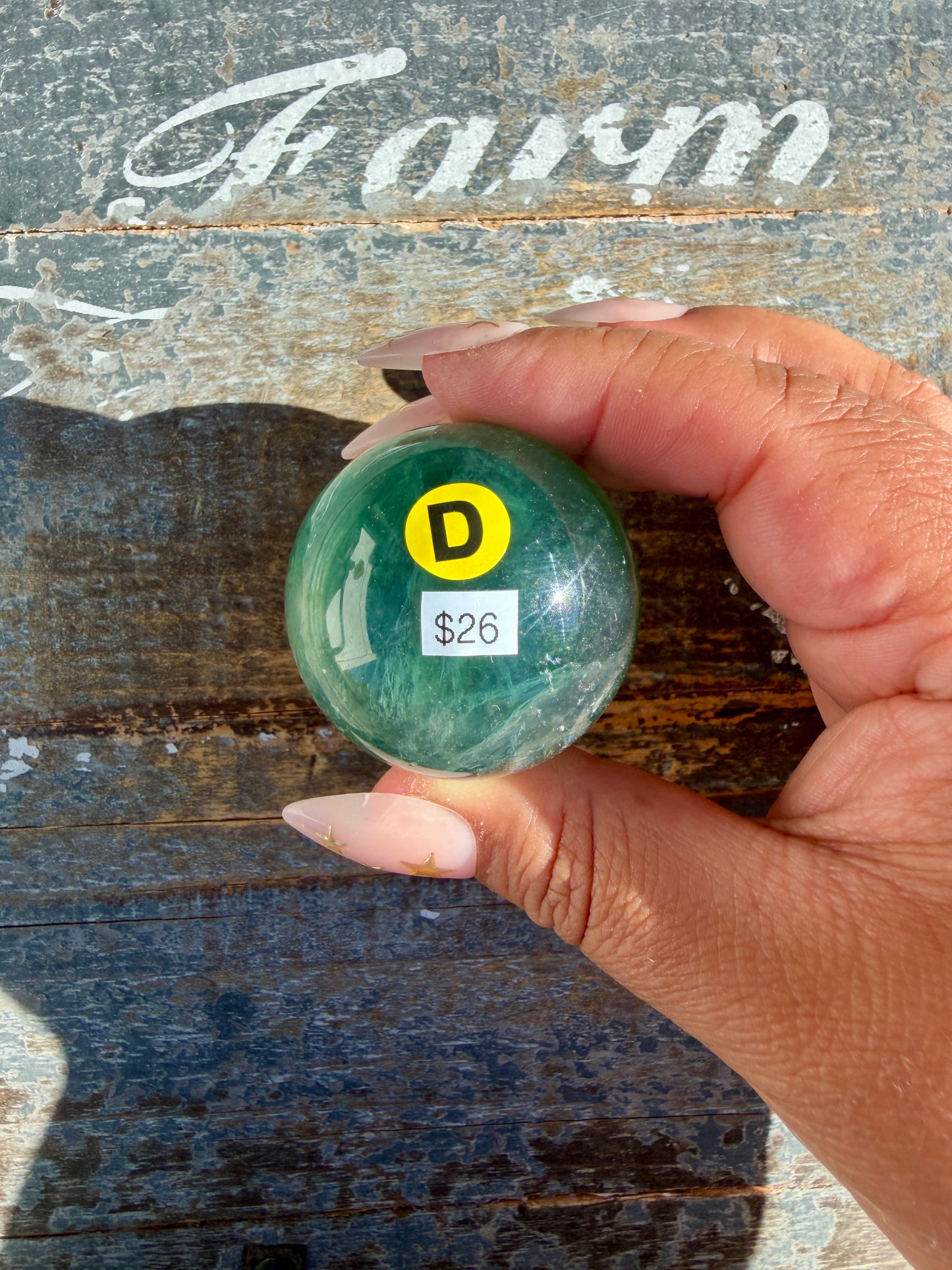 Gorgeous Candy Fluorite Sphere | Opt D