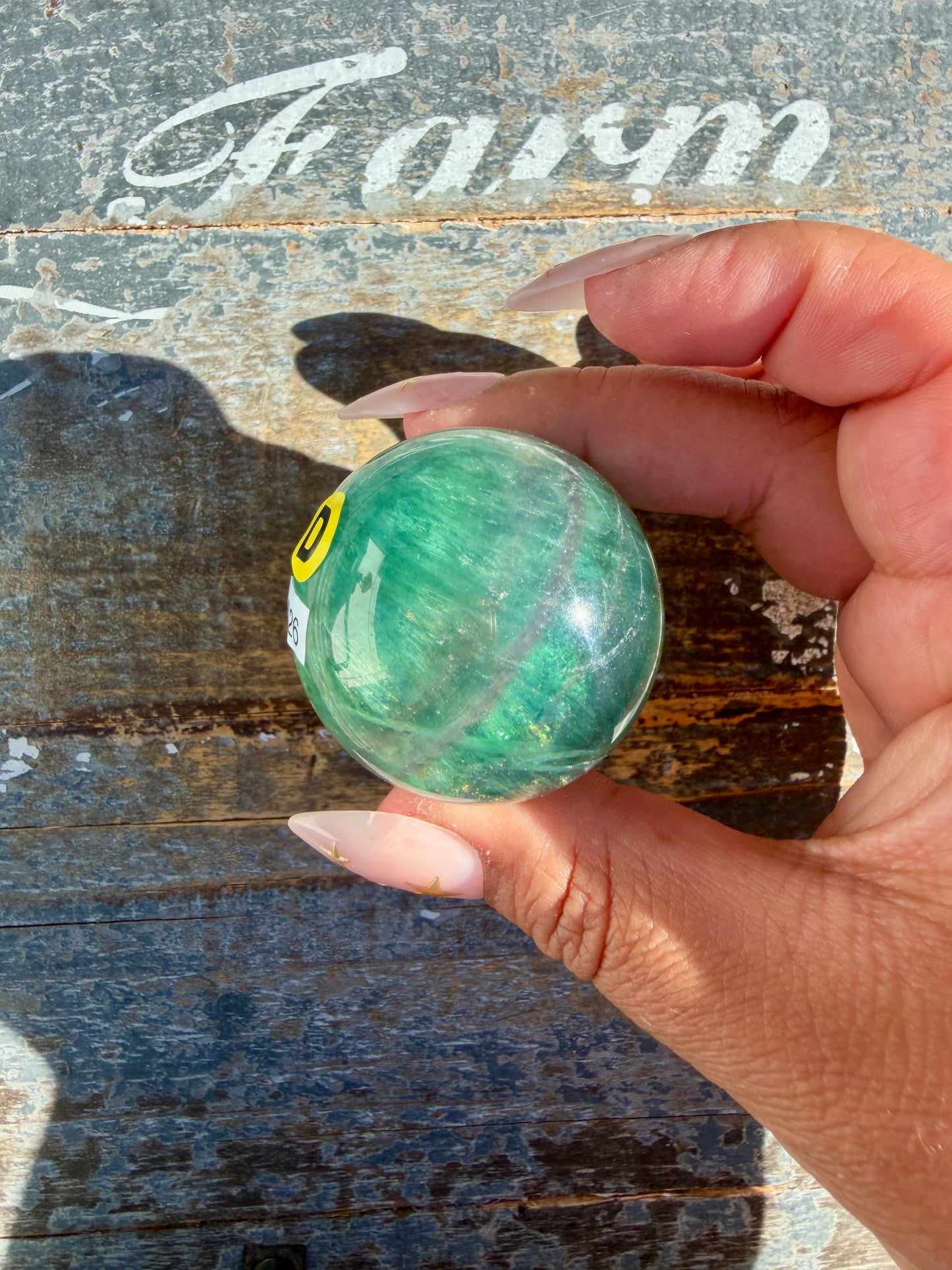 Gorgeous Candy Fluorite Sphere | Opt D
