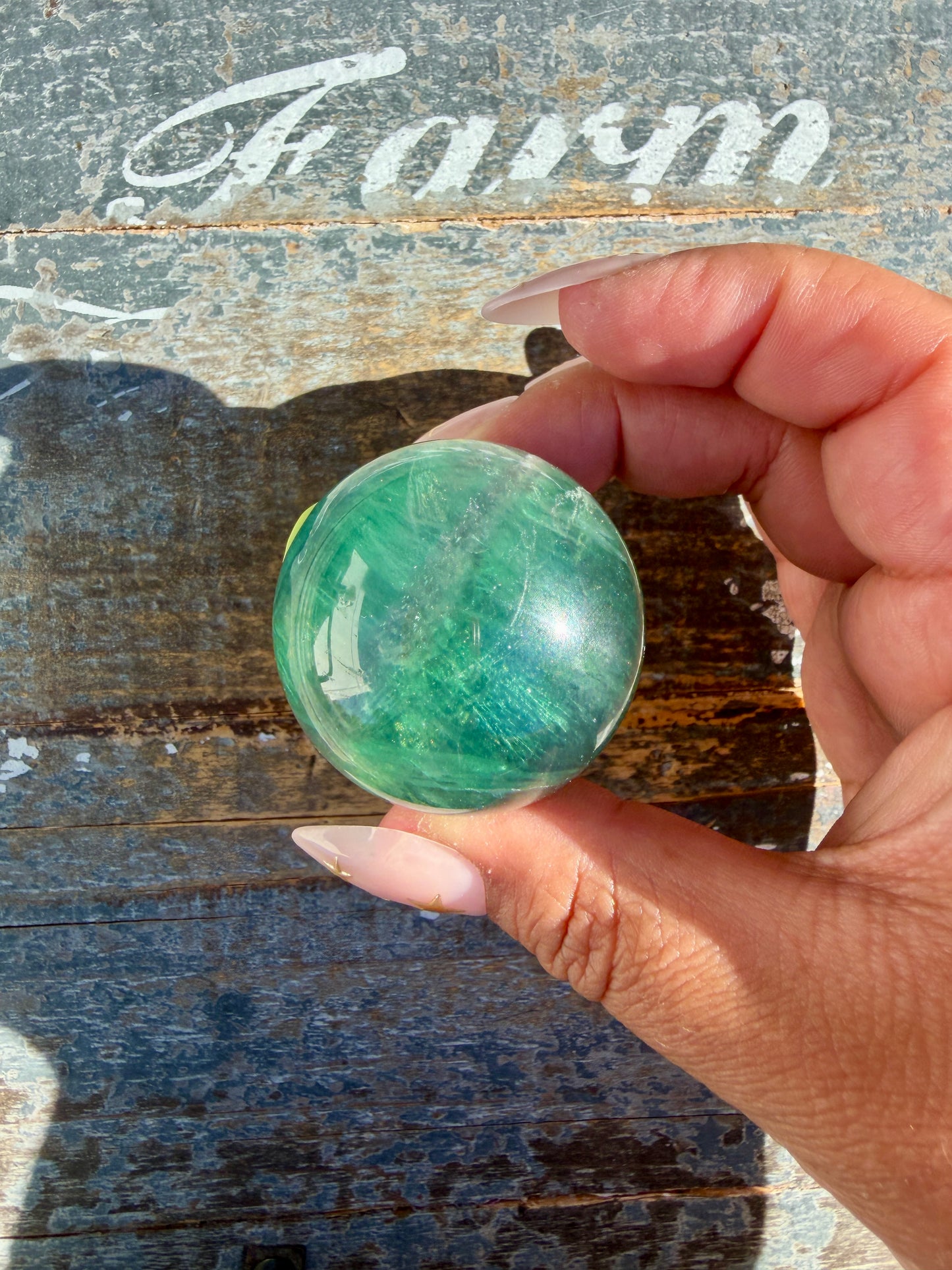 Gorgeous Candy Fluorite Sphere | Opt D