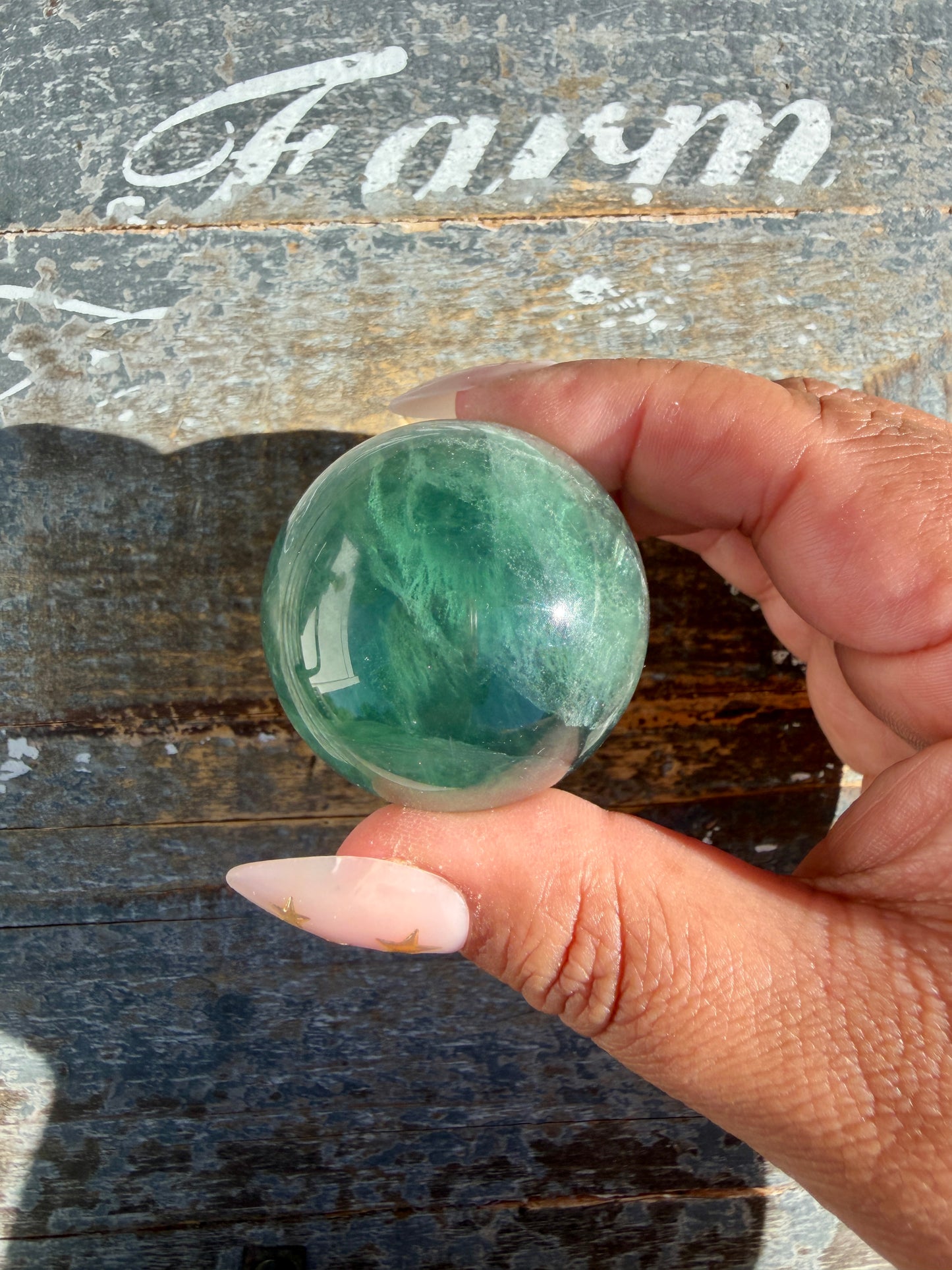 Gorgeous Candy Fluorite Sphere | Opt D