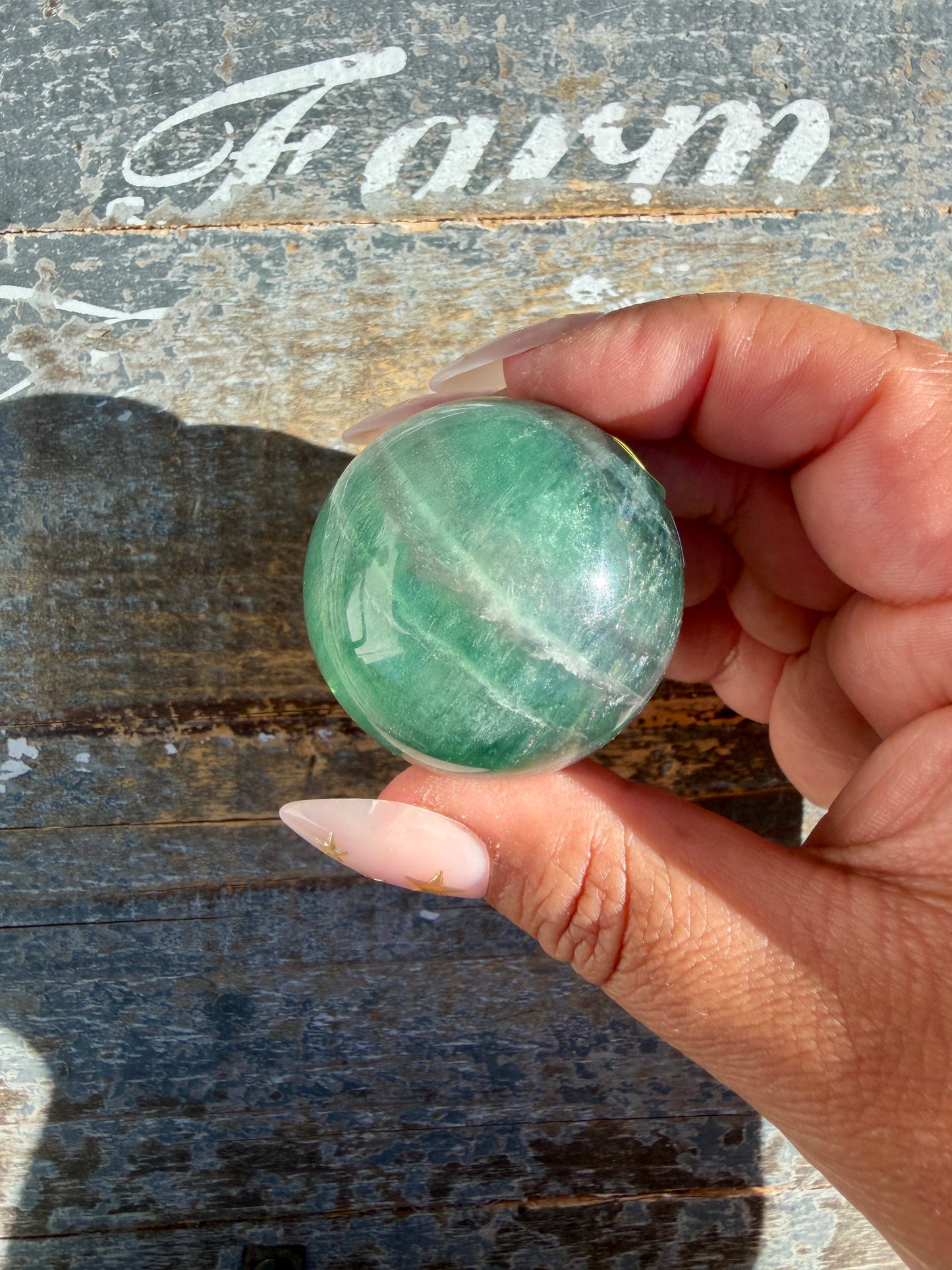 Gorgeous Candy Fluorite Sphere | Opt D