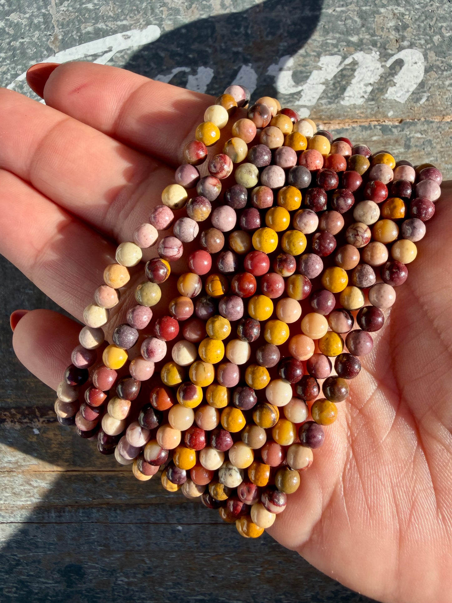 One (1) Mookaite Bracelet | 4mm | Wrist Size: 6.5-6.75"
