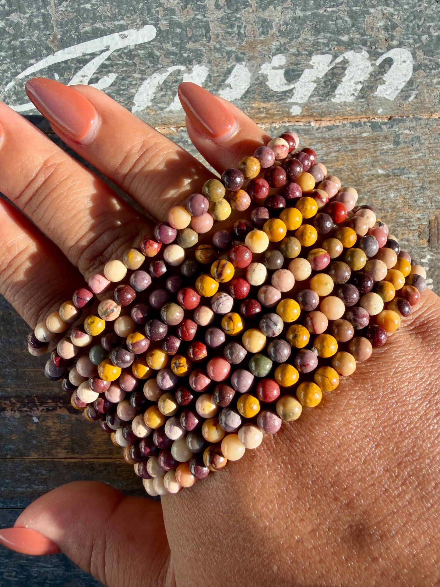 One (1) Mookaite Bracelet | 4mm | Wrist Size: 6.5-6.75"