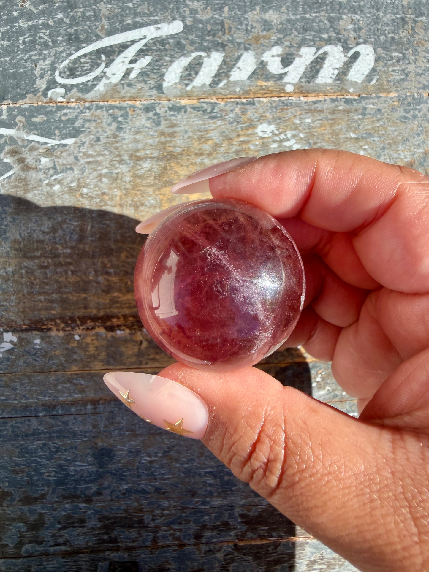 Gorgeous Candy Fluorite Sphere | Opt E