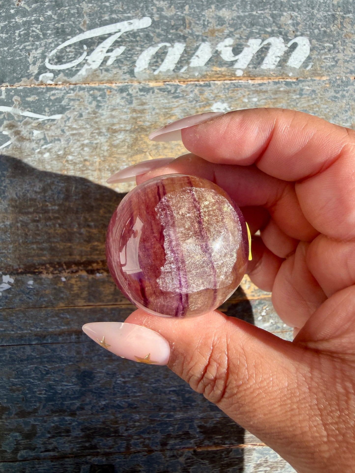 Gorgeous Candy Fluorite Sphere | Opt E