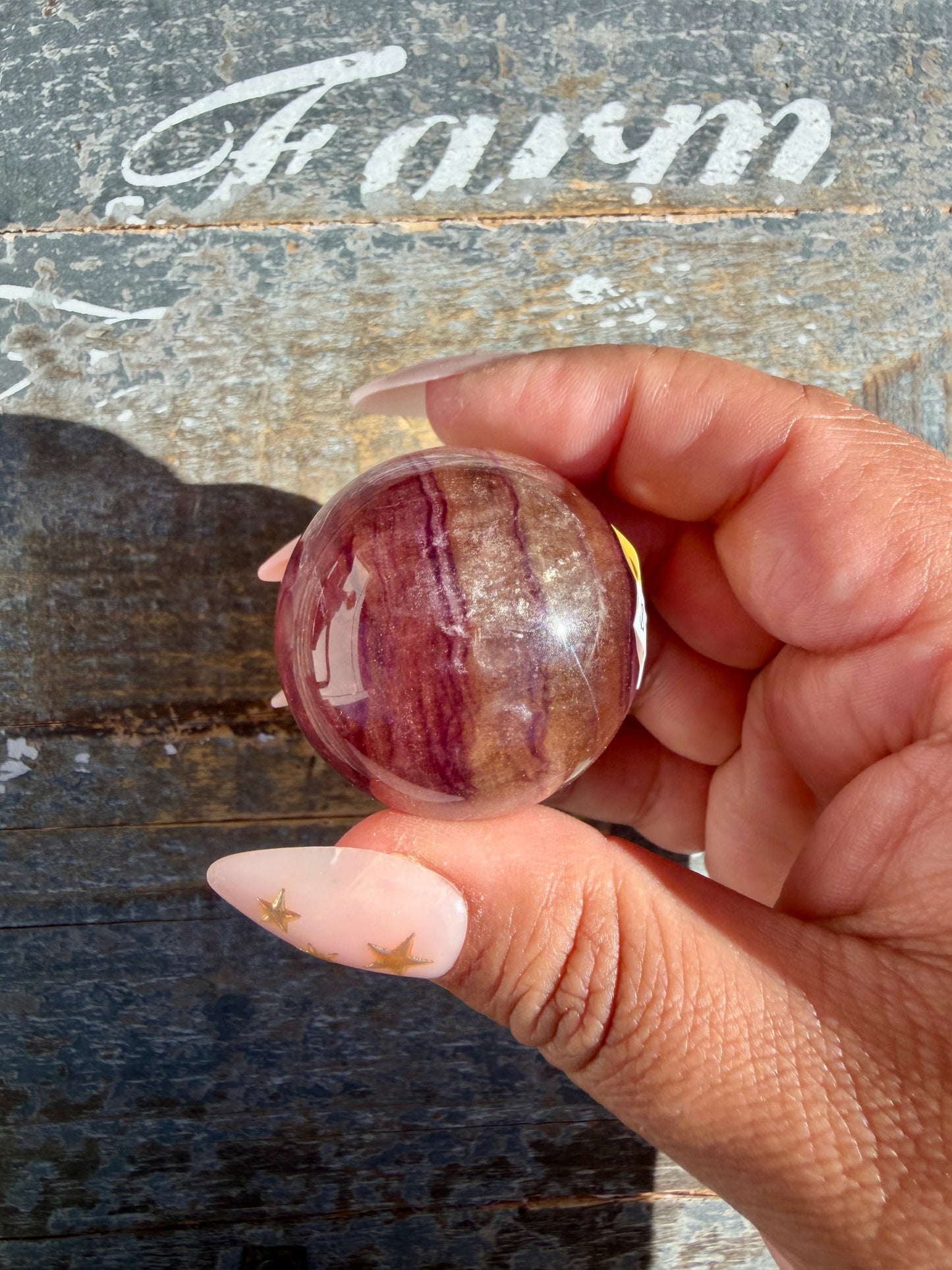 Gorgeous Candy Fluorite Sphere | Opt E