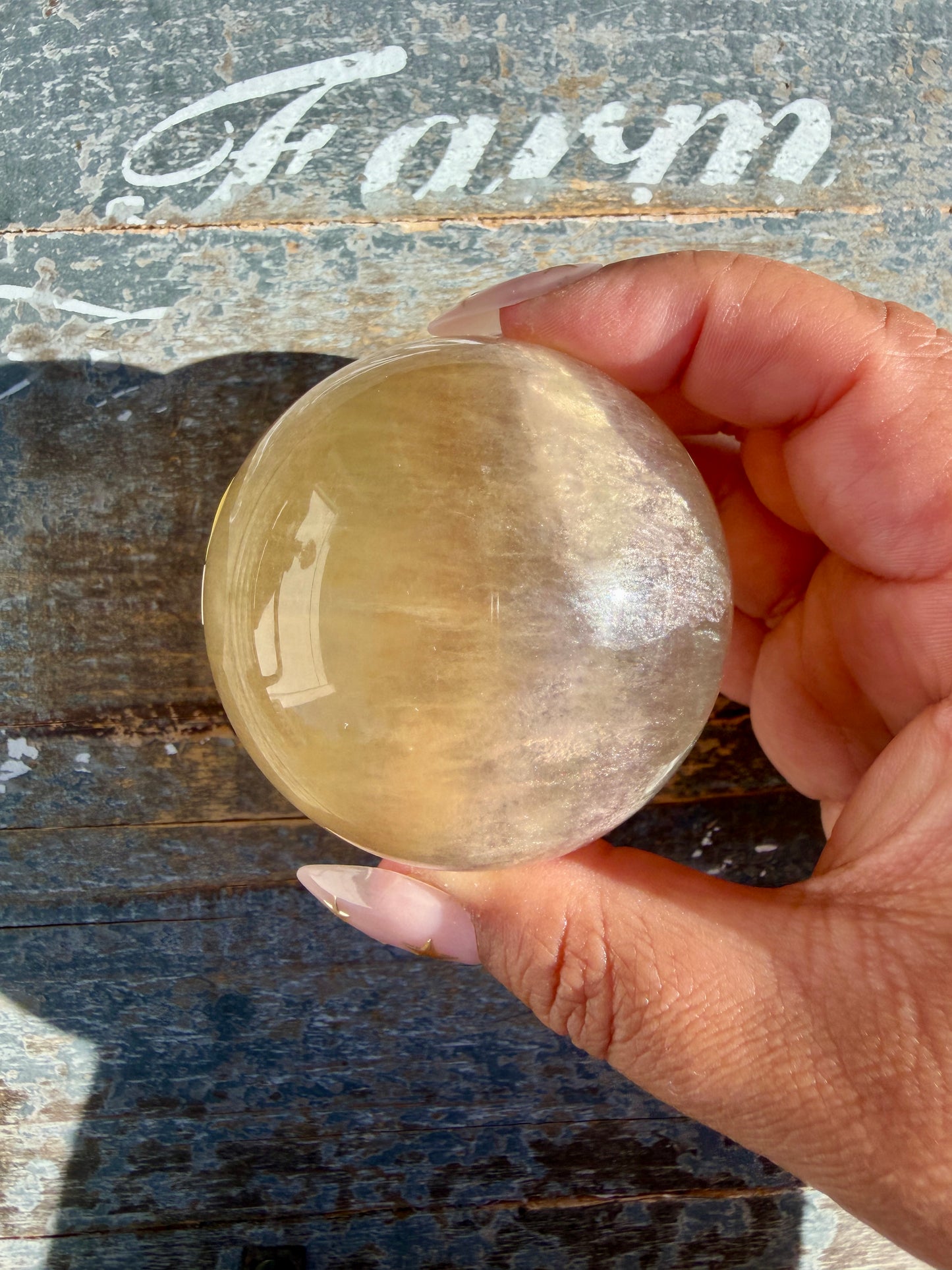 Gorgeous Candy Fluorite Sphere | Opt A