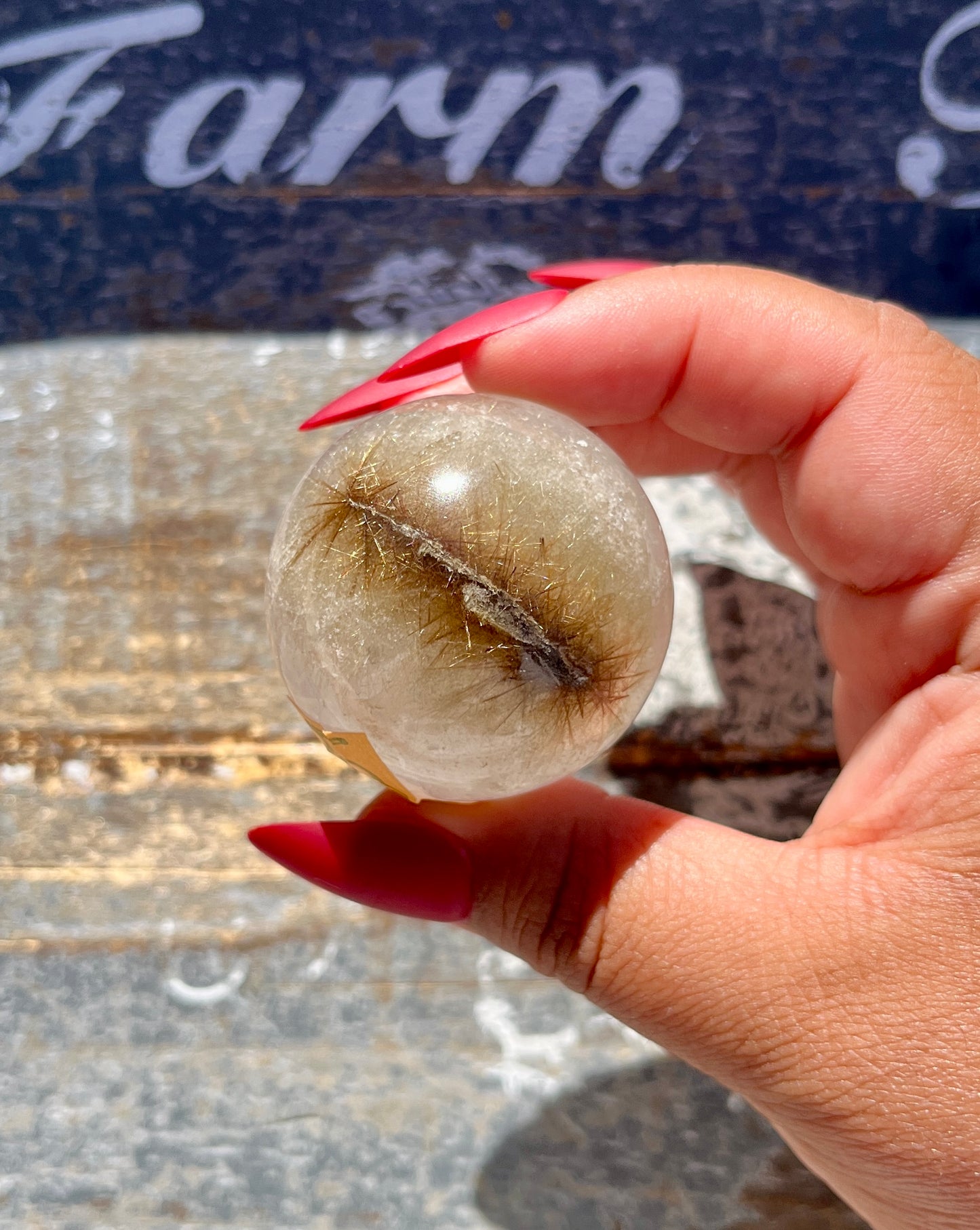 Gorgeous High Altitude Himalayan Quartz Sphere from the Himalayan Mountains