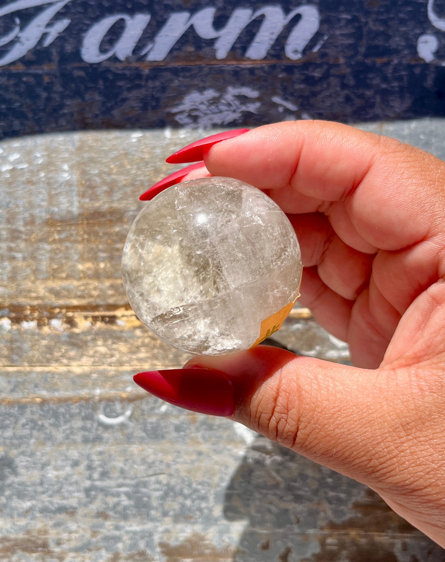 Gorgeous High Altitude Himalayan Quartz Sphere from the Himalayan Mountains