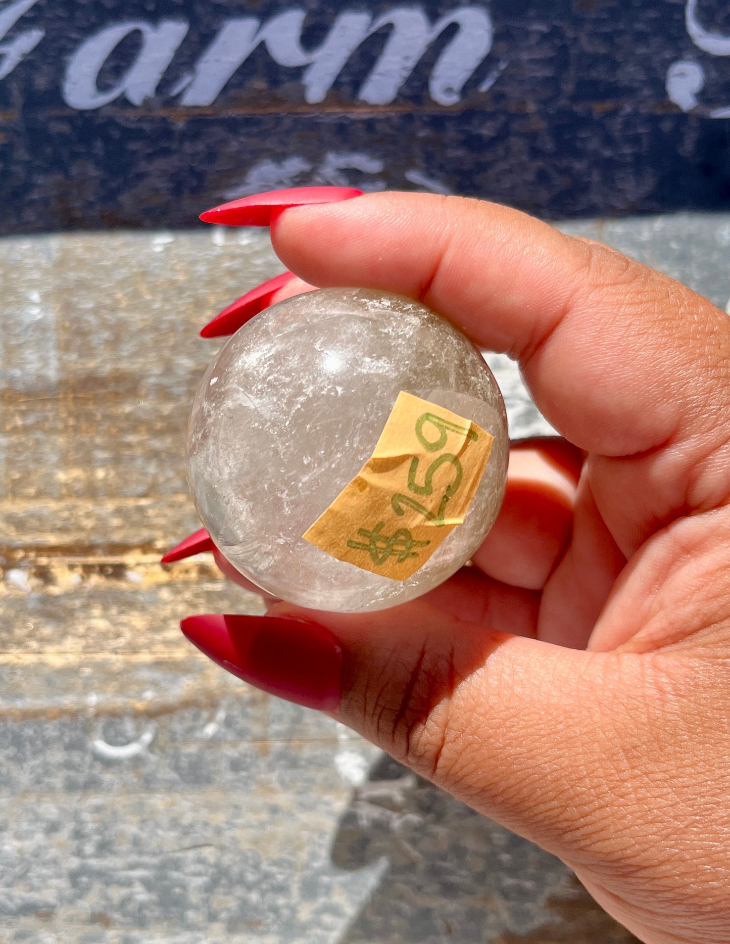 Gorgeous High Altitude Himalayan Quartz Sphere from the Himalayan Mountains