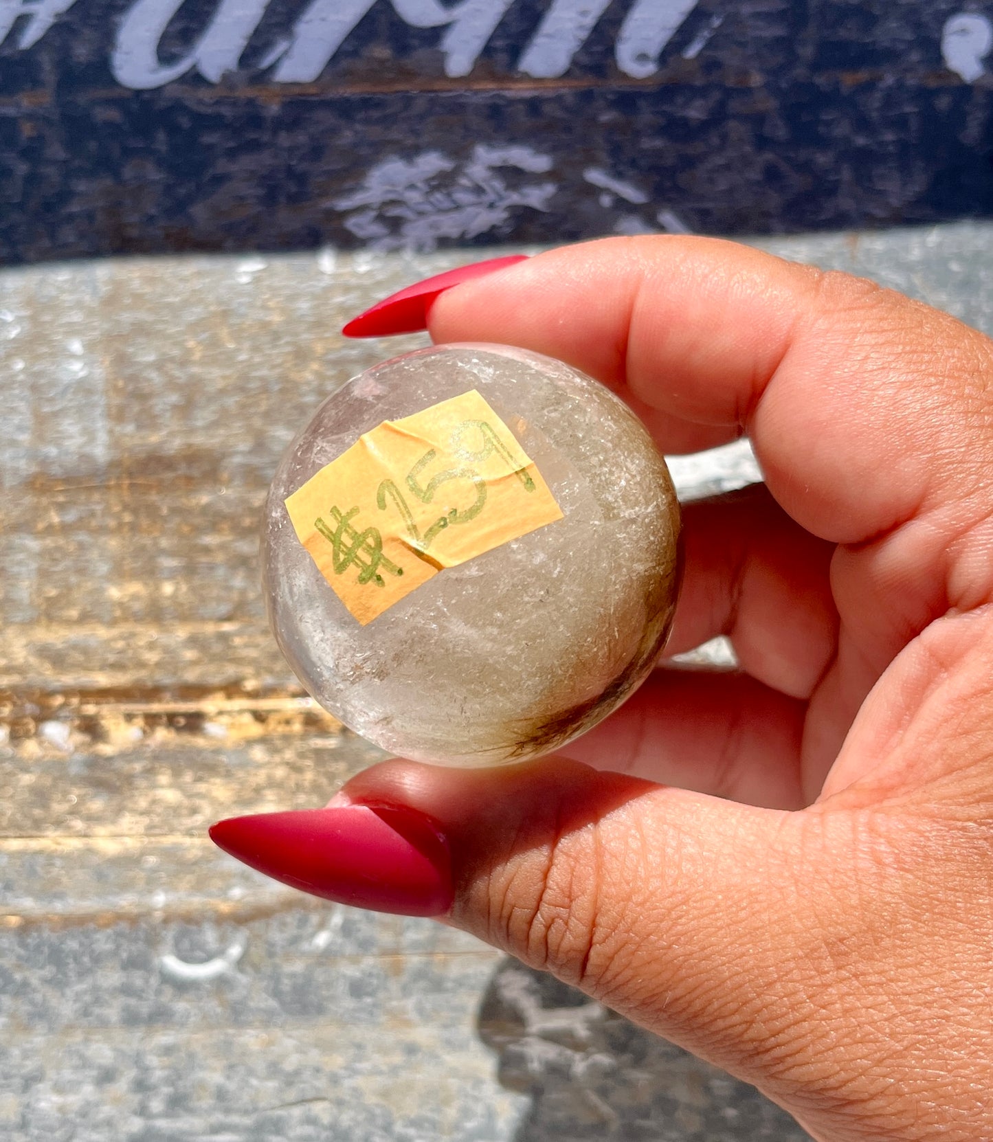 Gorgeous High Altitude Himalayan Quartz Sphere from the Himalayan Mountains