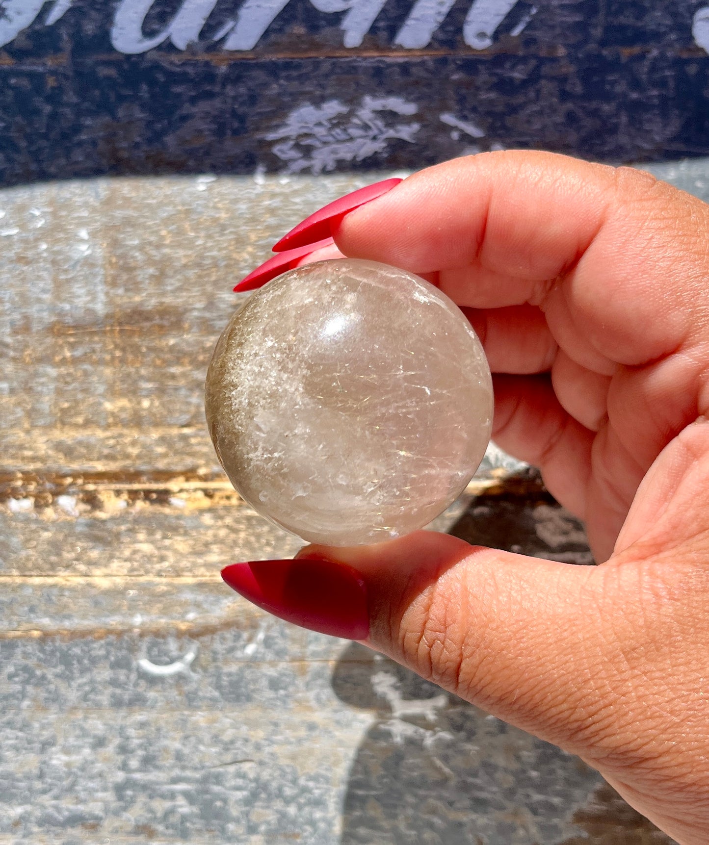 Gorgeous High Altitude Himalayan Quartz Sphere from the Himalayan Mountains