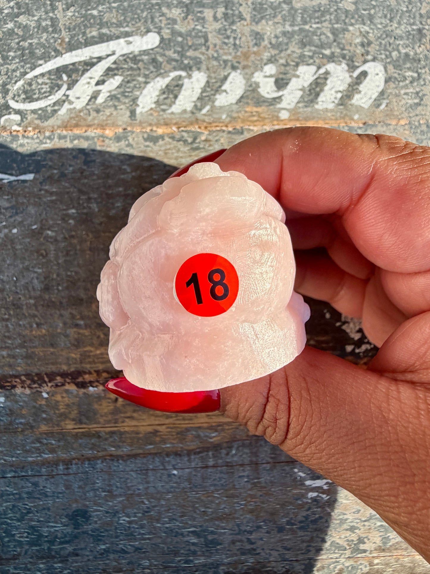 Gorgeous Pastel Pink Opal Money Toad | Opt 18