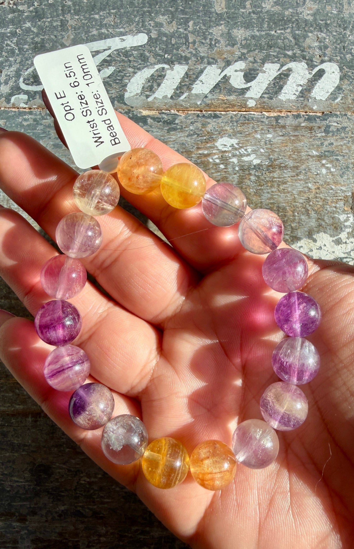 Candy Fluorite Bracelet Opt E