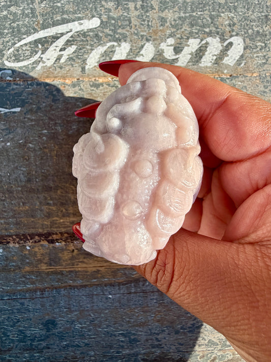 Gorgeous Pastel Pink Opal Money Toad | Opt 21