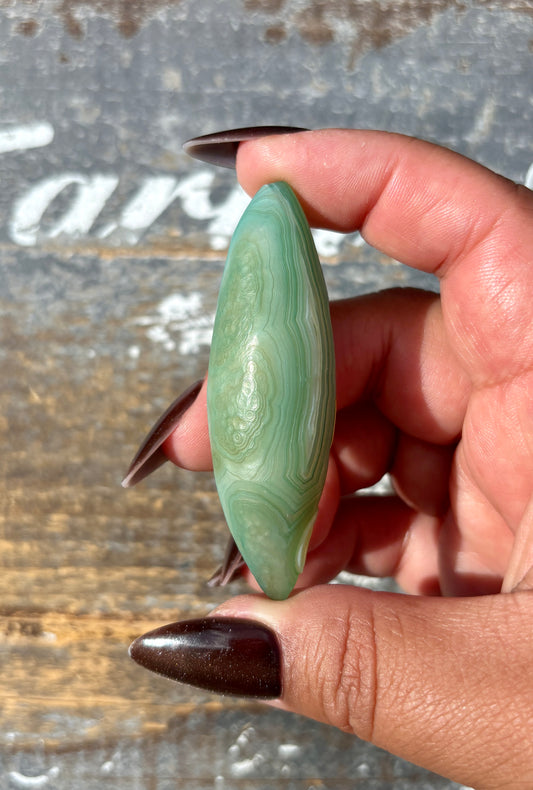 Gorgeous Green Gobi Agate Goddess Egg *Dyed | Opt C
