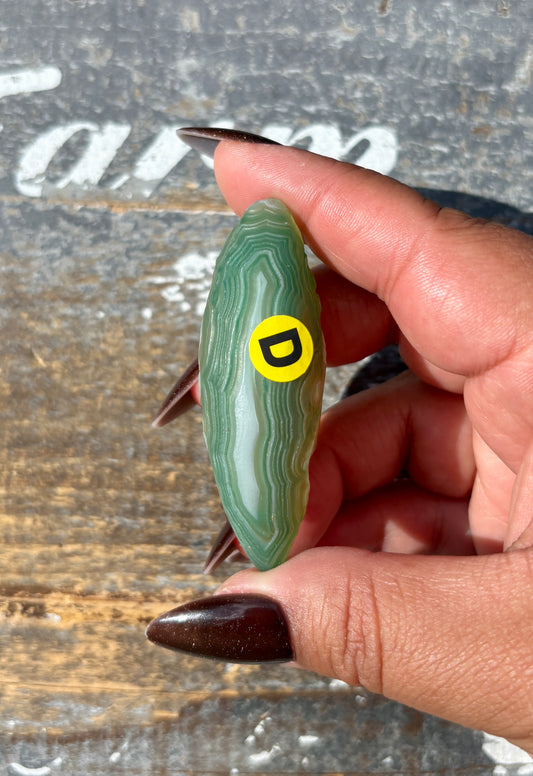 Gorgeous Green Gobi Agate Goddess Egg *Dyed | Opt D