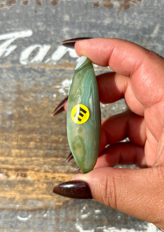 Gorgeous Green Gobi Agate Goddess Egg *Dyed | Opt E