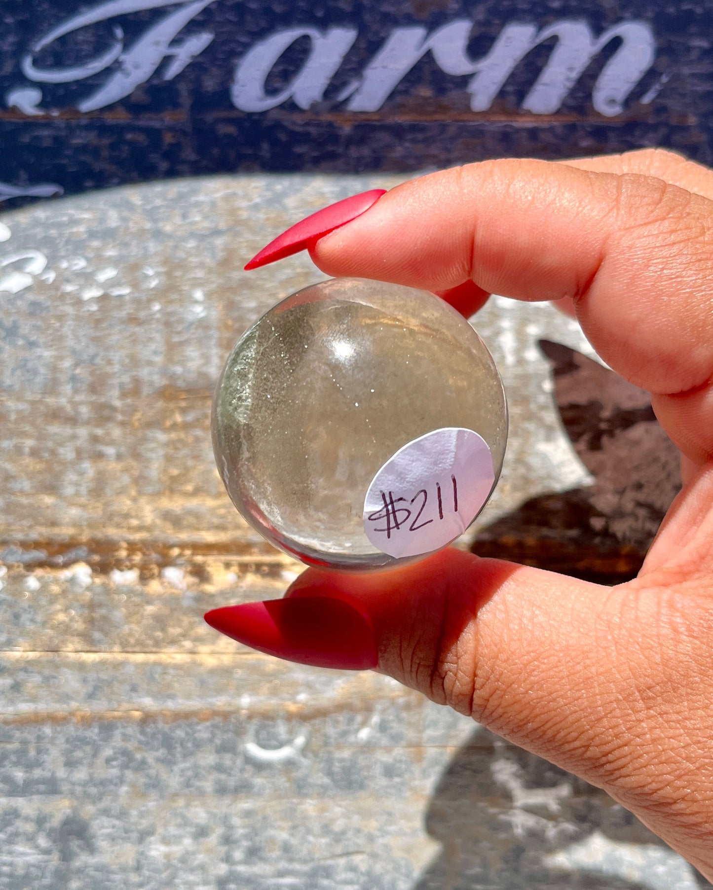 Gorgeous High Altitude Himalayan Quartz Sphere from the Himalayan Mountains