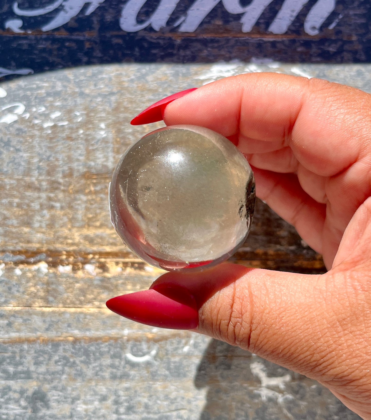 Gorgeous High Altitude Himalayan Quartz Sphere from the Himalayan Mountains