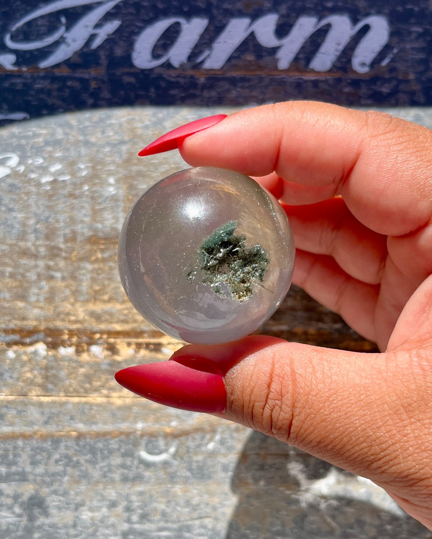 Gorgeous High Altitude Himalayan Quartz Sphere from the Himalayan Mountains