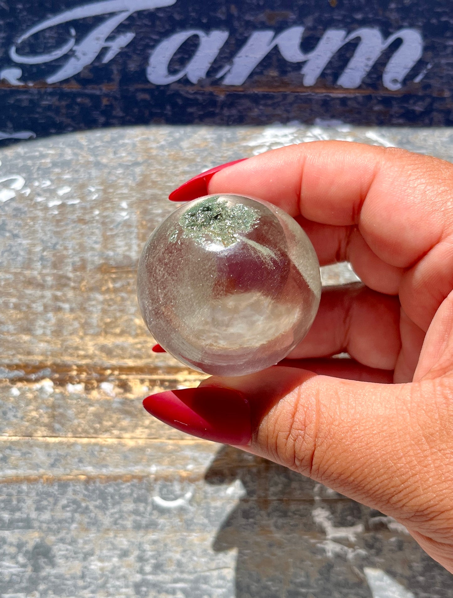 Gorgeous High Altitude Himalayan Quartz Sphere from the Himalayan Mountains