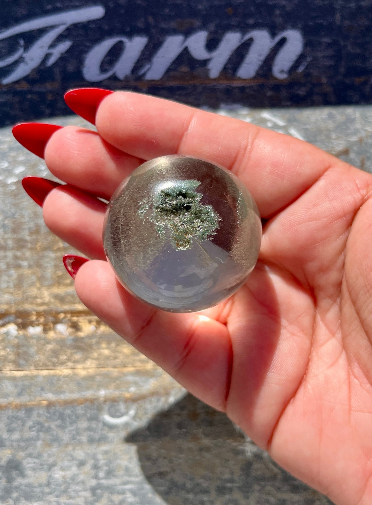 Gorgeous High Altitude Himalayan Quartz Sphere from the Himalayan Mountains