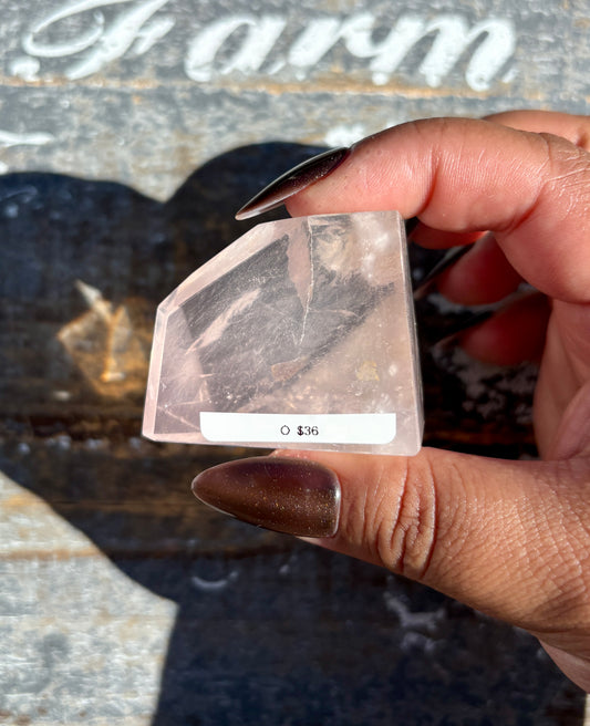 Gorgeous AAA Rose Quartz Freeform from Brazil | Opt O