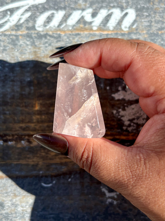 Gorgeous AAA Rose Quartz Freeform from Brazil | Opt O
