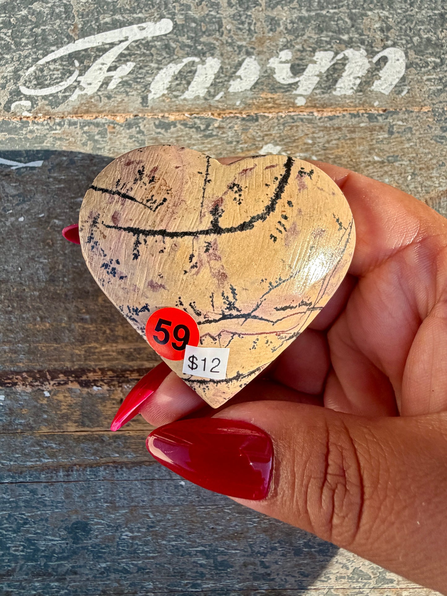 Slightly Imperfect Picture Jasper Heart | Opt 59