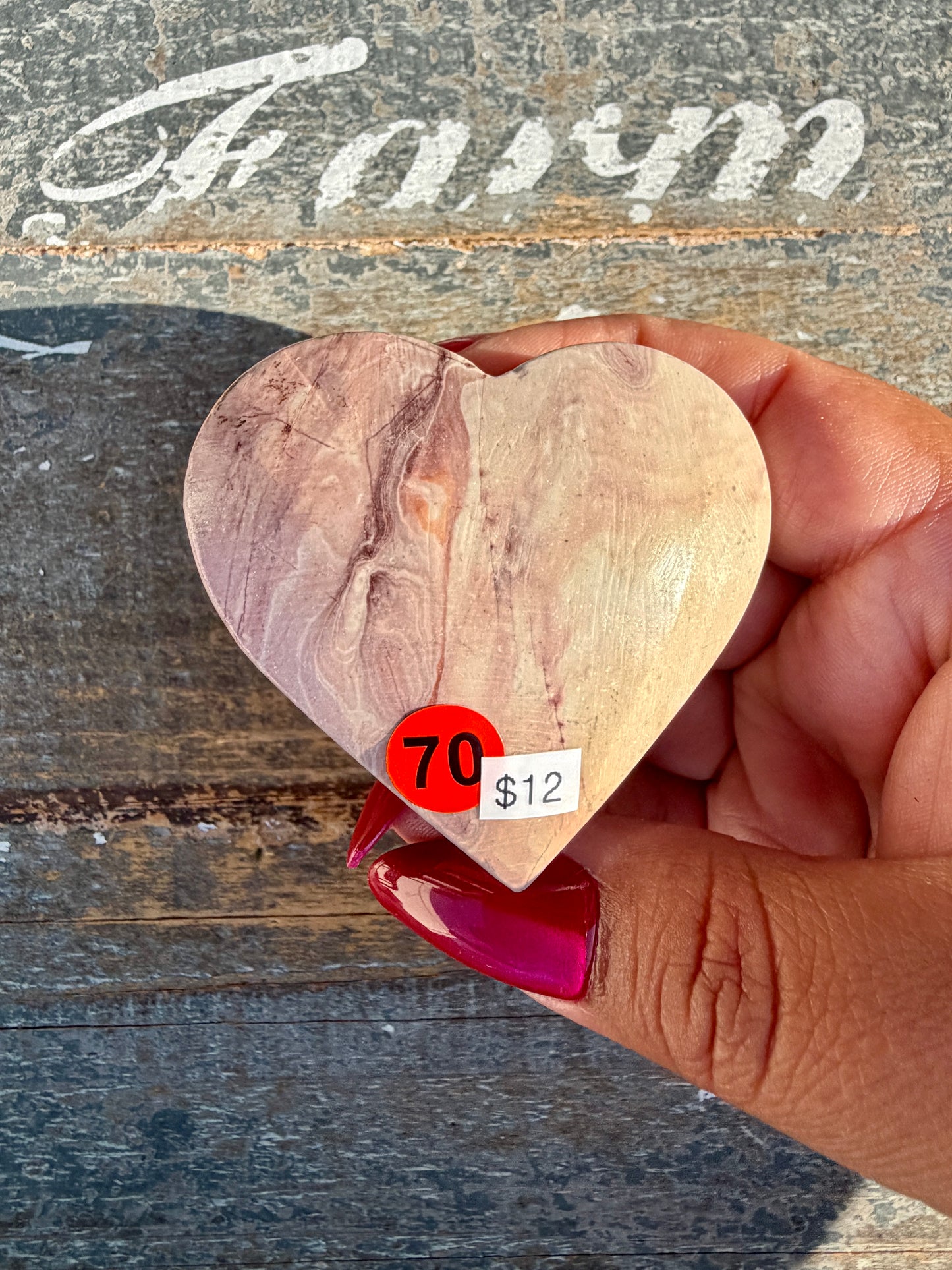 Slightly Imperfect Picture Jasper Heart | Opt 70