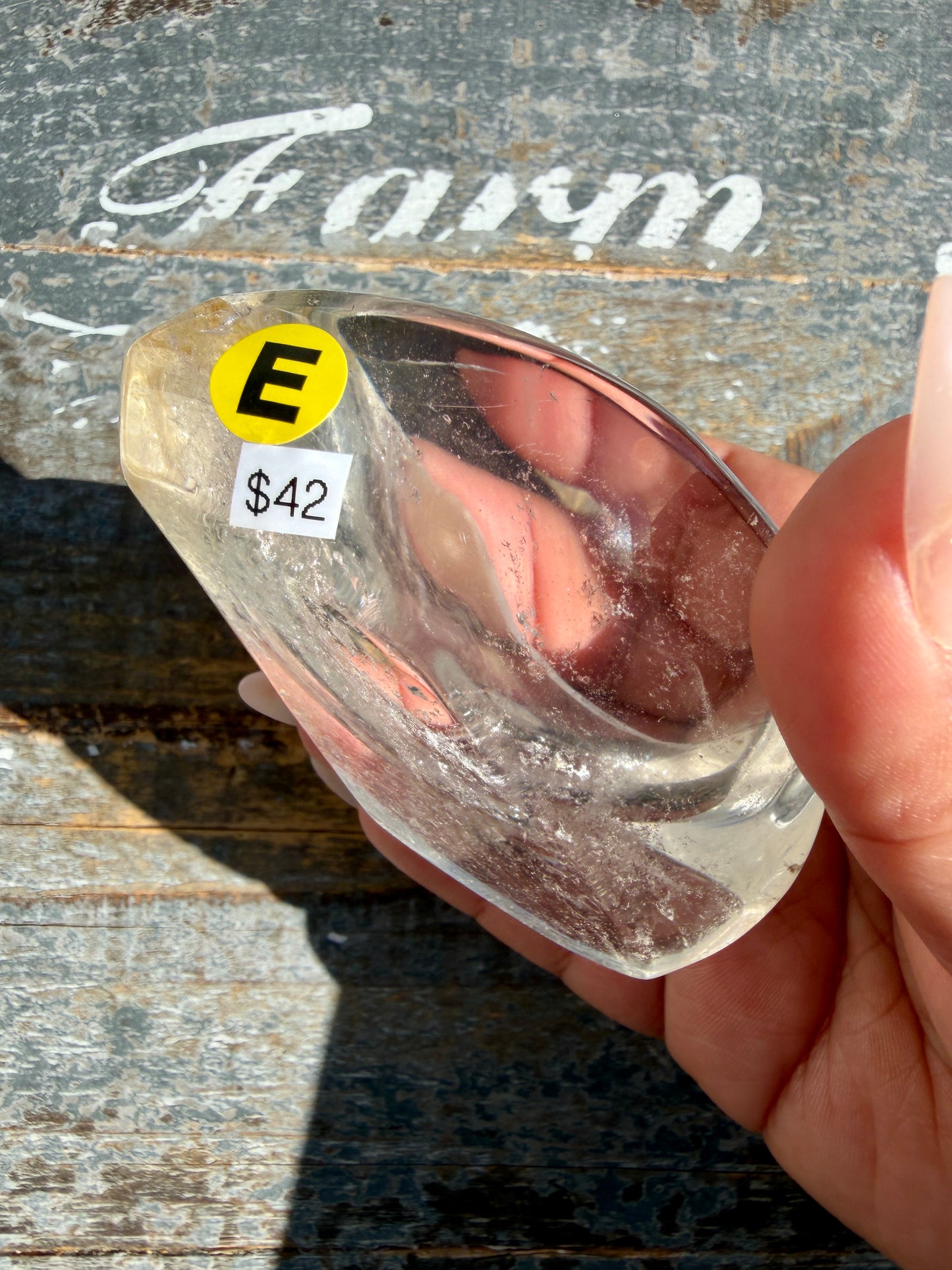 Gorgeous Clear Quartz Bowl | Opt E