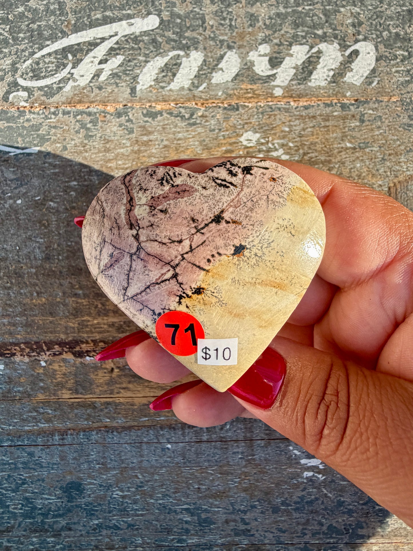Slightly Imperfect Picture Jasper Heart | Opt 71