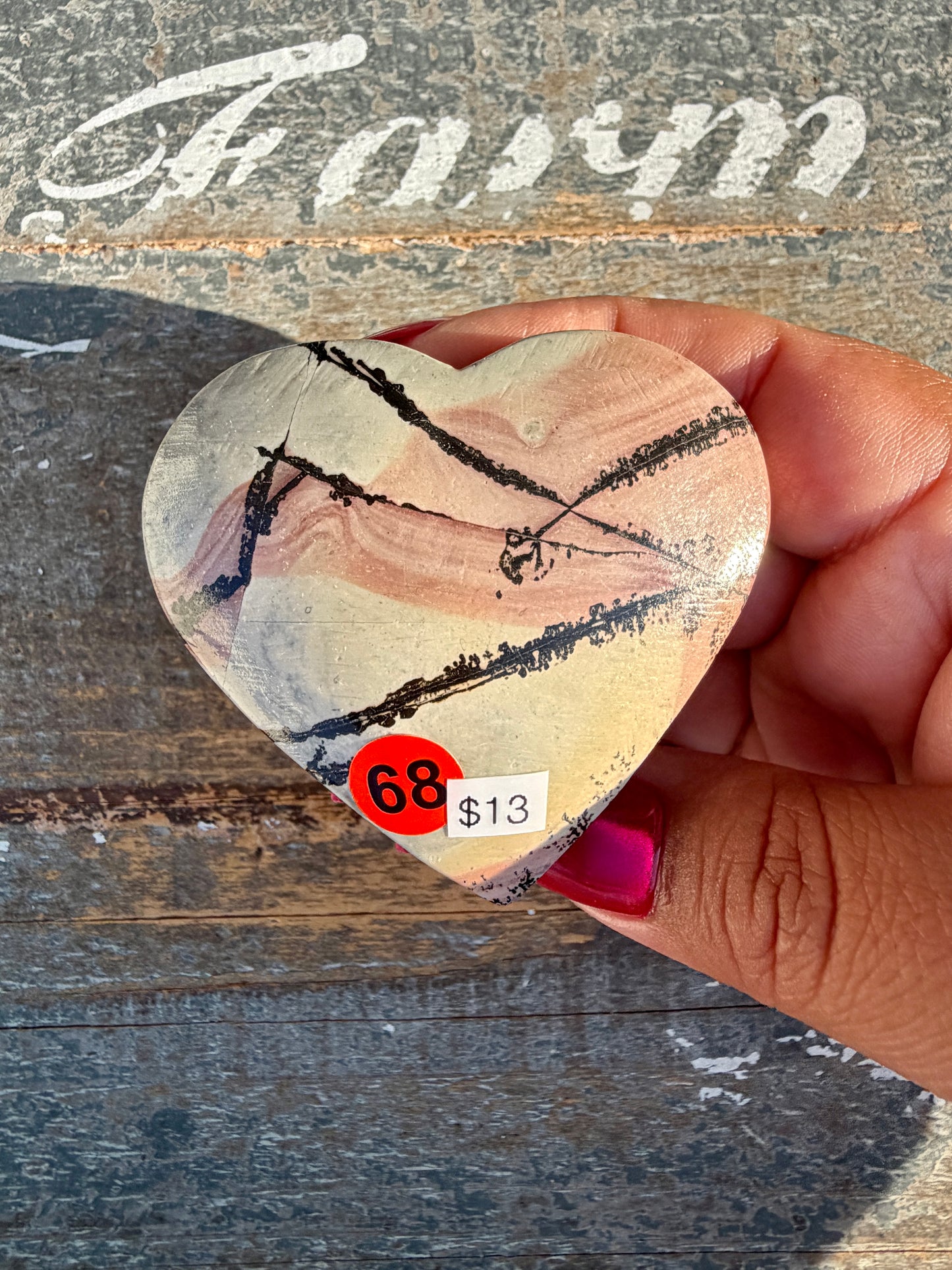 Slightly Imperfect Picture Jasper Heart | Opt 68