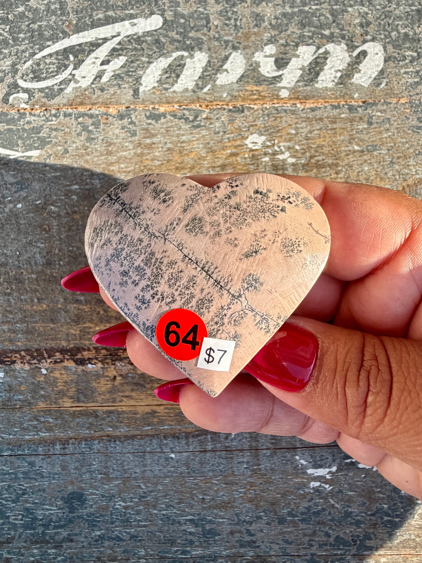 Slightly Imperfect Picture Jasper Heart | Opt 64