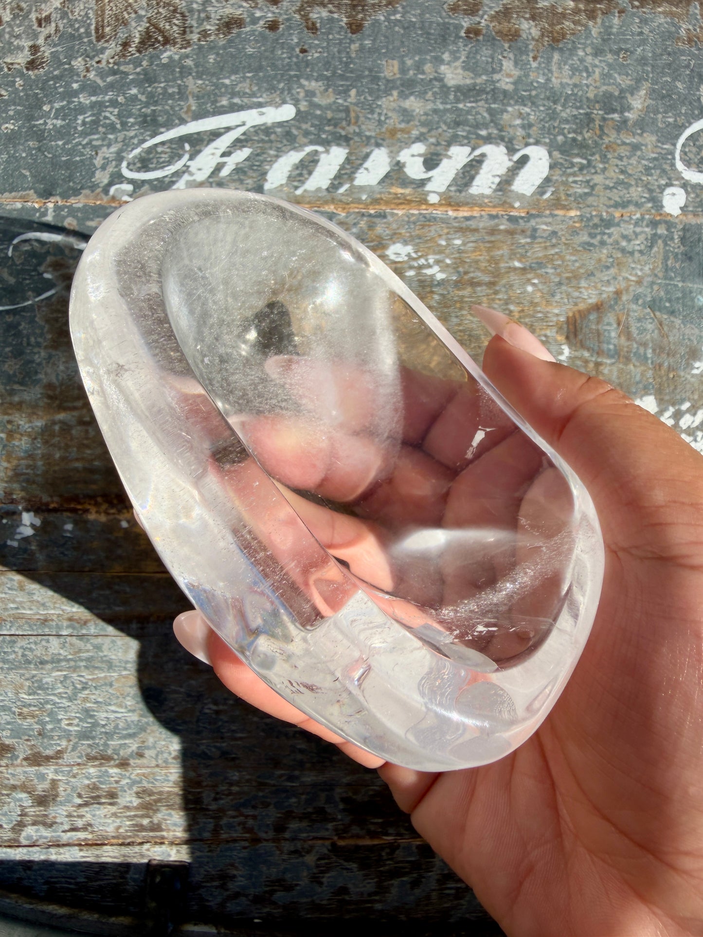 Gorgeous Clear Quartz Bowl | Opt F
