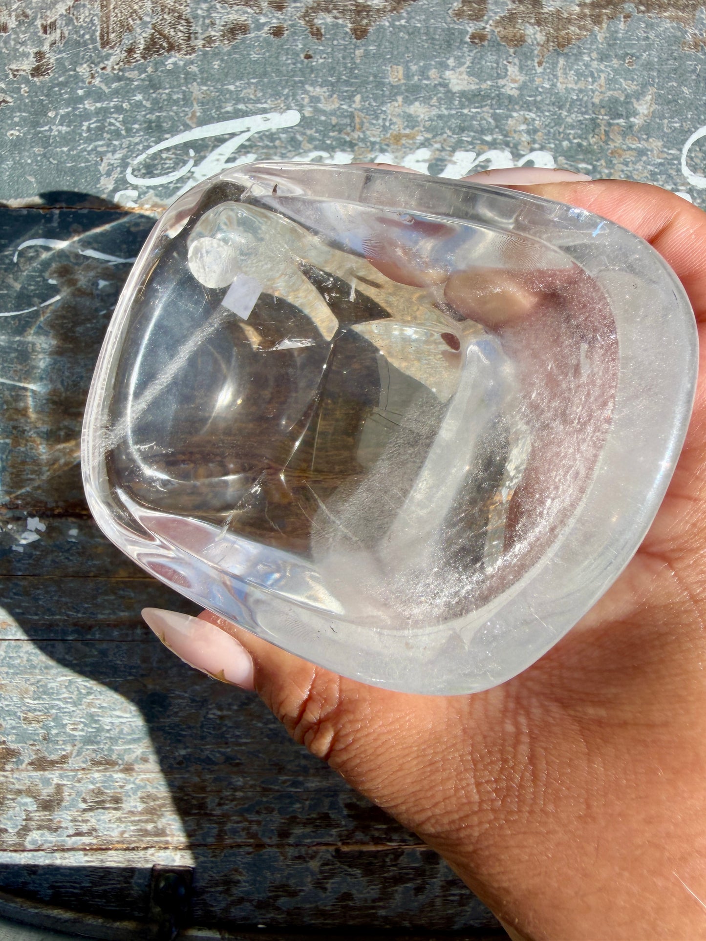 Gorgeous Clear Quartz Bowl | Opt F