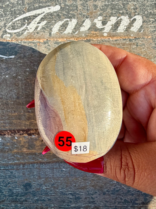 Slightly Imperfect Picture Jasper Palm Stone | Opt 55