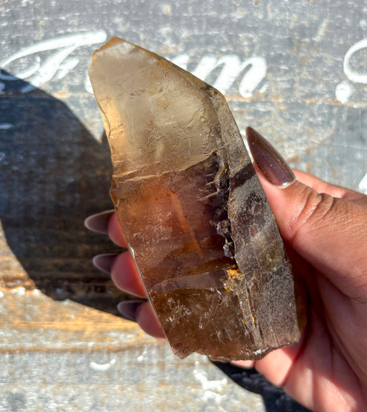 Gorgeous Smoky Lemurian Quartz from Brazil | Q