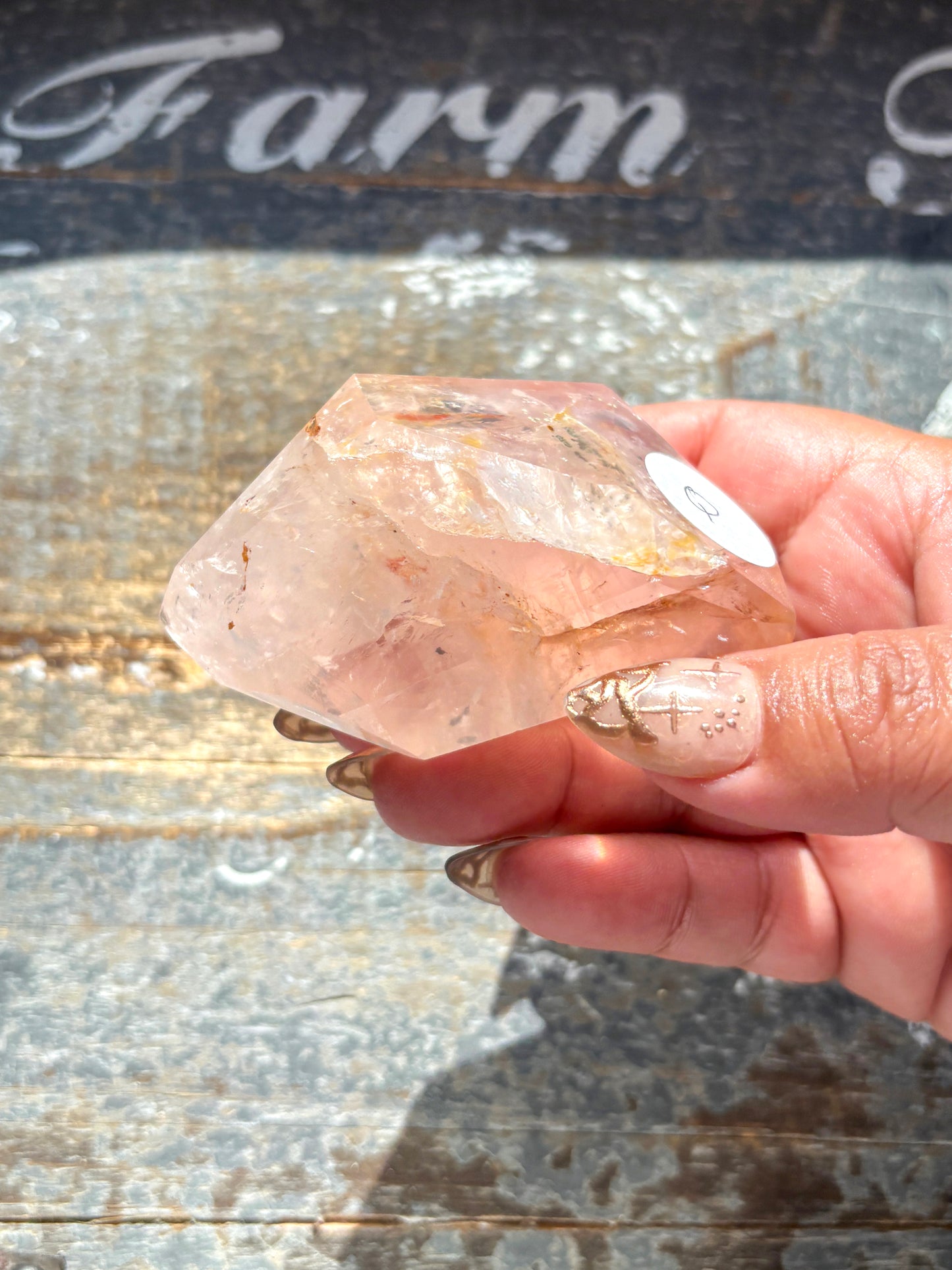 Gorgeous High Quality Rose Quartz & Golden Healer Freeform From Brazil | Q