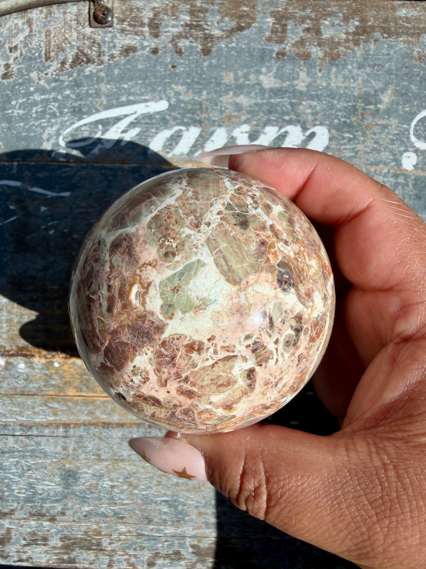 Gorgeous Money Agate Sphere | Opt G