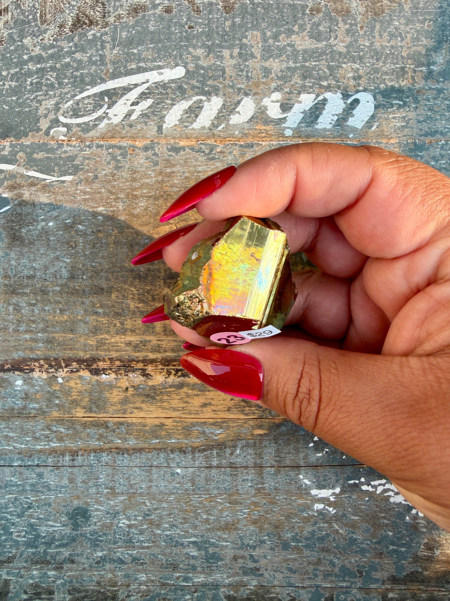 Gorgeous Cubic Pyrite with Natural Rainbow Iridescence from Indonesia | Opt 23