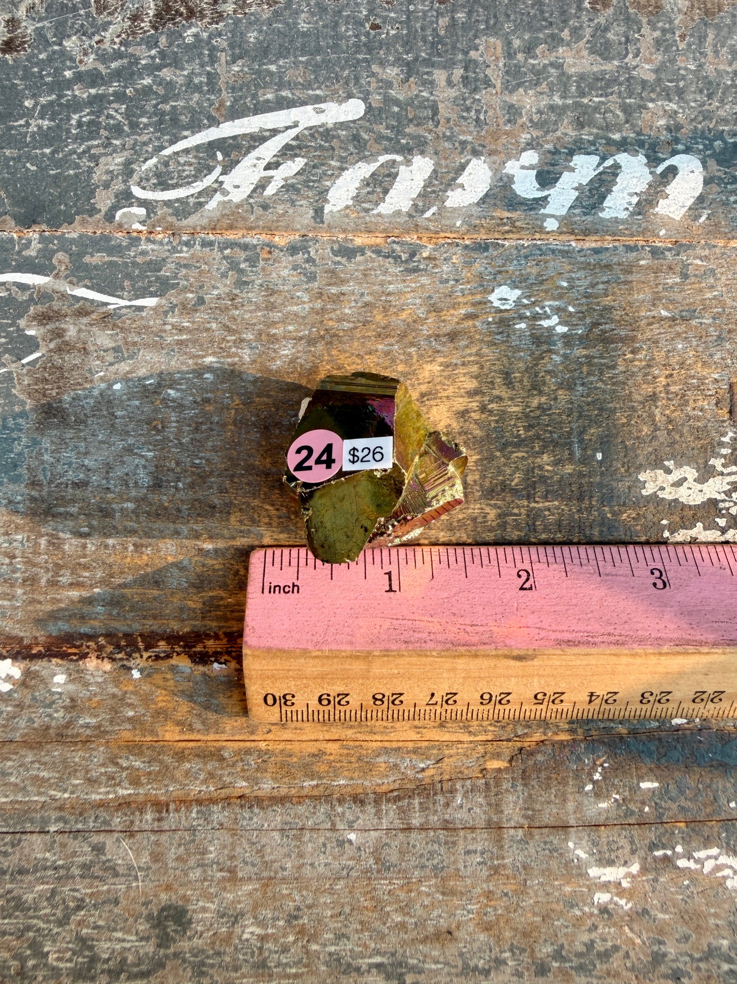 Gorgeous Cubic Pyrite with Natural Rainbow Iridescence from Indonesia | Opt 24