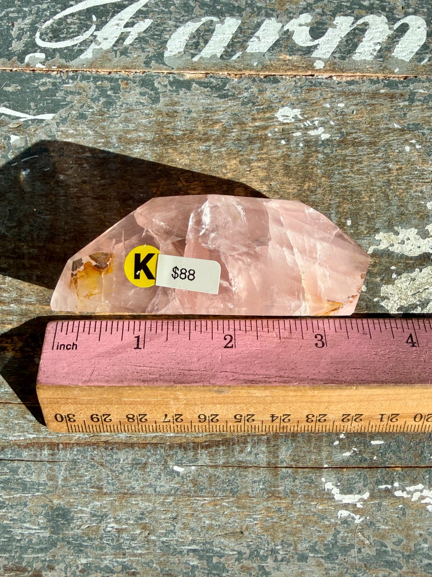 Gorgeous Rose Quartz + Golden Healer Freeform | Brazil | Opt K