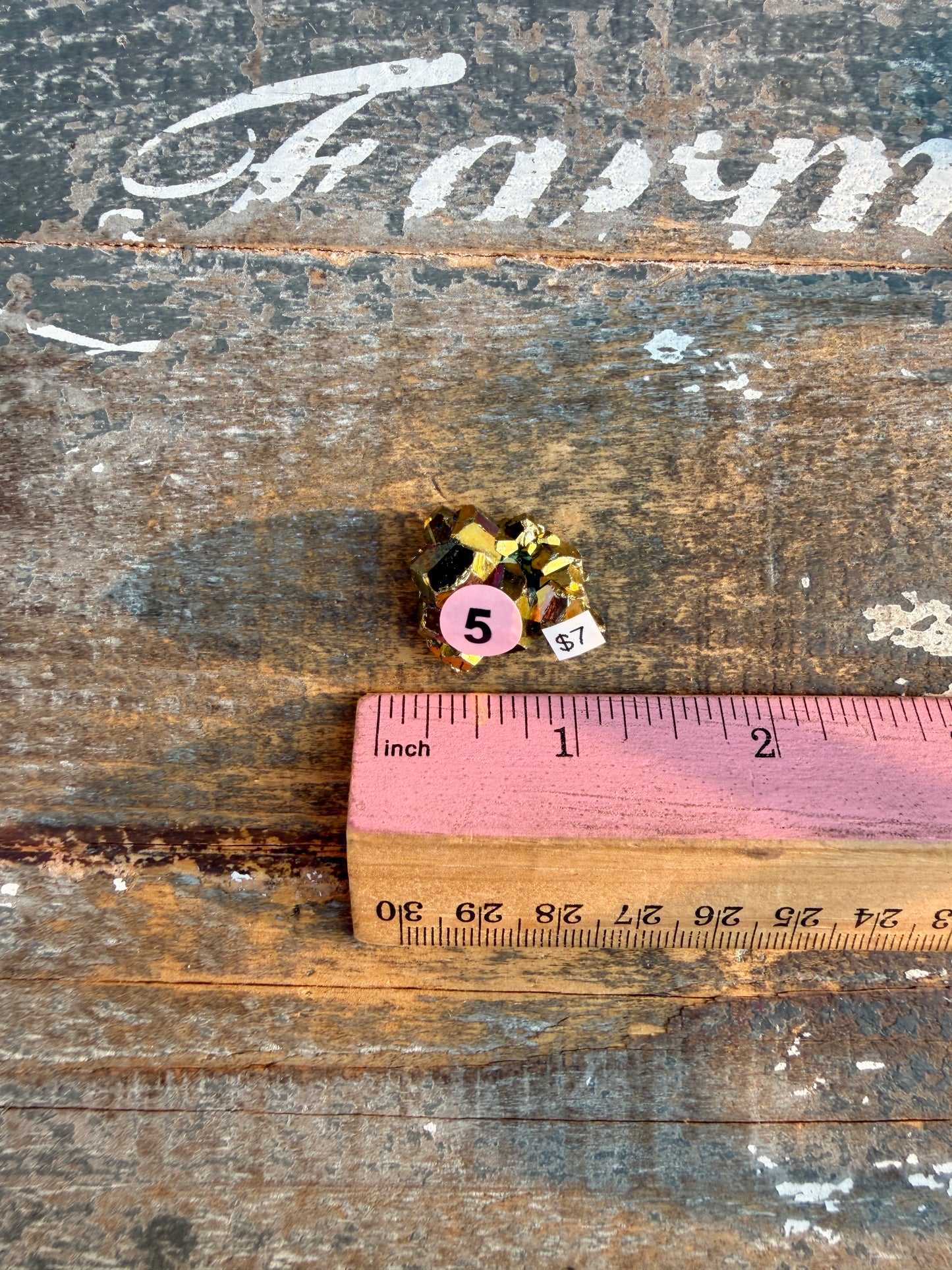 Gorgeous Cubic Pyrite with Natural Rainbow Iridescence from Indonesia | Opt 5
