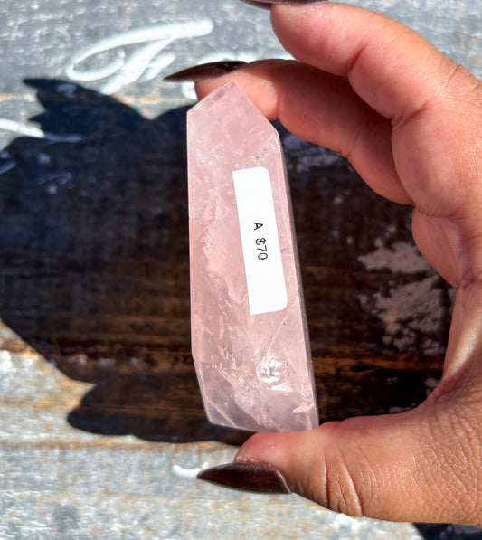 Gorgeous AAA Rose Quartz Freeform from Brazil | Opt A